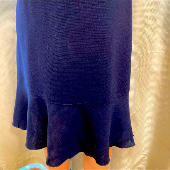 Vintage Ungaro Navy Blue Mid-length Dress - Picture 3 of 8